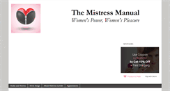 Desktop Screenshot of mistressmanual.com